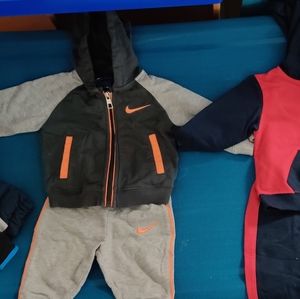 2 Nike Sweatsuits and 1 matching top